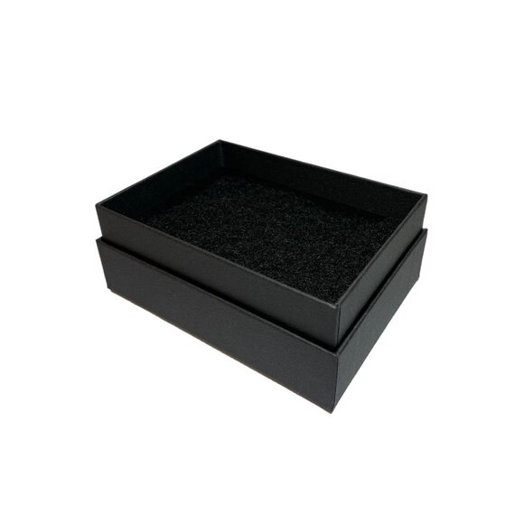 Jewelry Box Lot of 22 Black Gray Matte Cardboard Gift Boxes 4.5 x 3.5 x 1.75" - Picture 3 of 6
